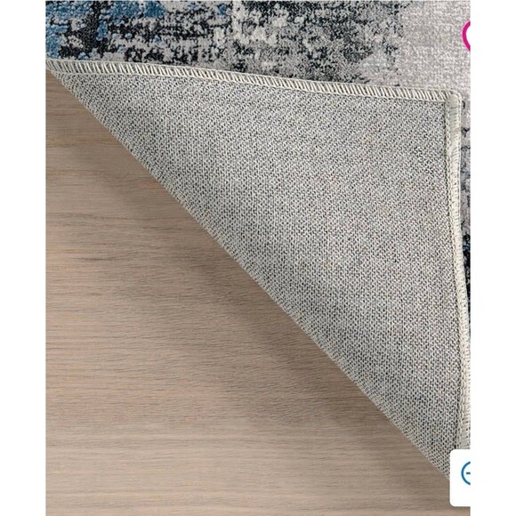 Runner Rug  by nuLOOM Dali Abstract Machine Washable 2'6" x 8’ NEW (B4) - Picture 2 of 7